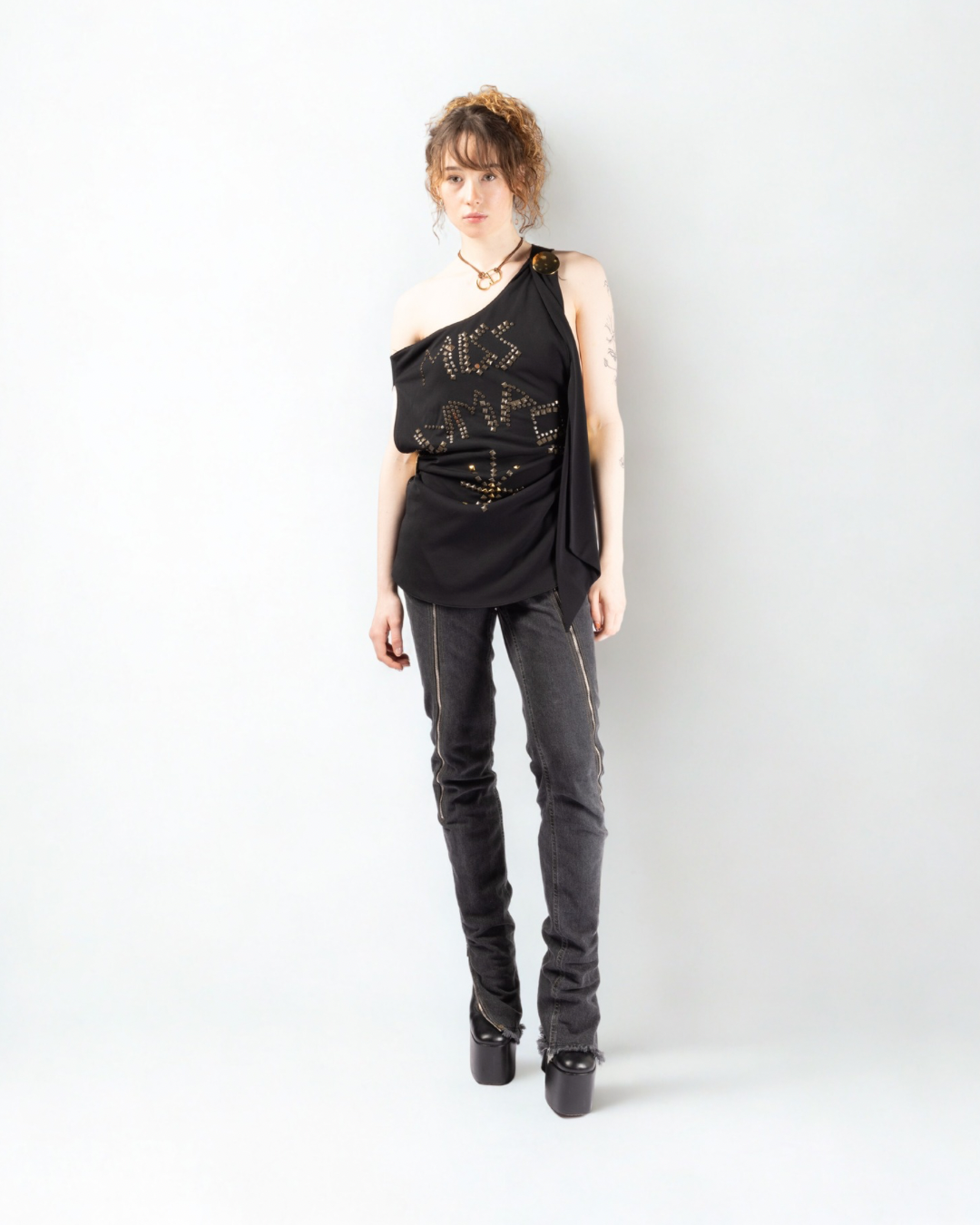 Dolce & Gabbana Spring/Summer 2003 Denim Zip-Up Pants