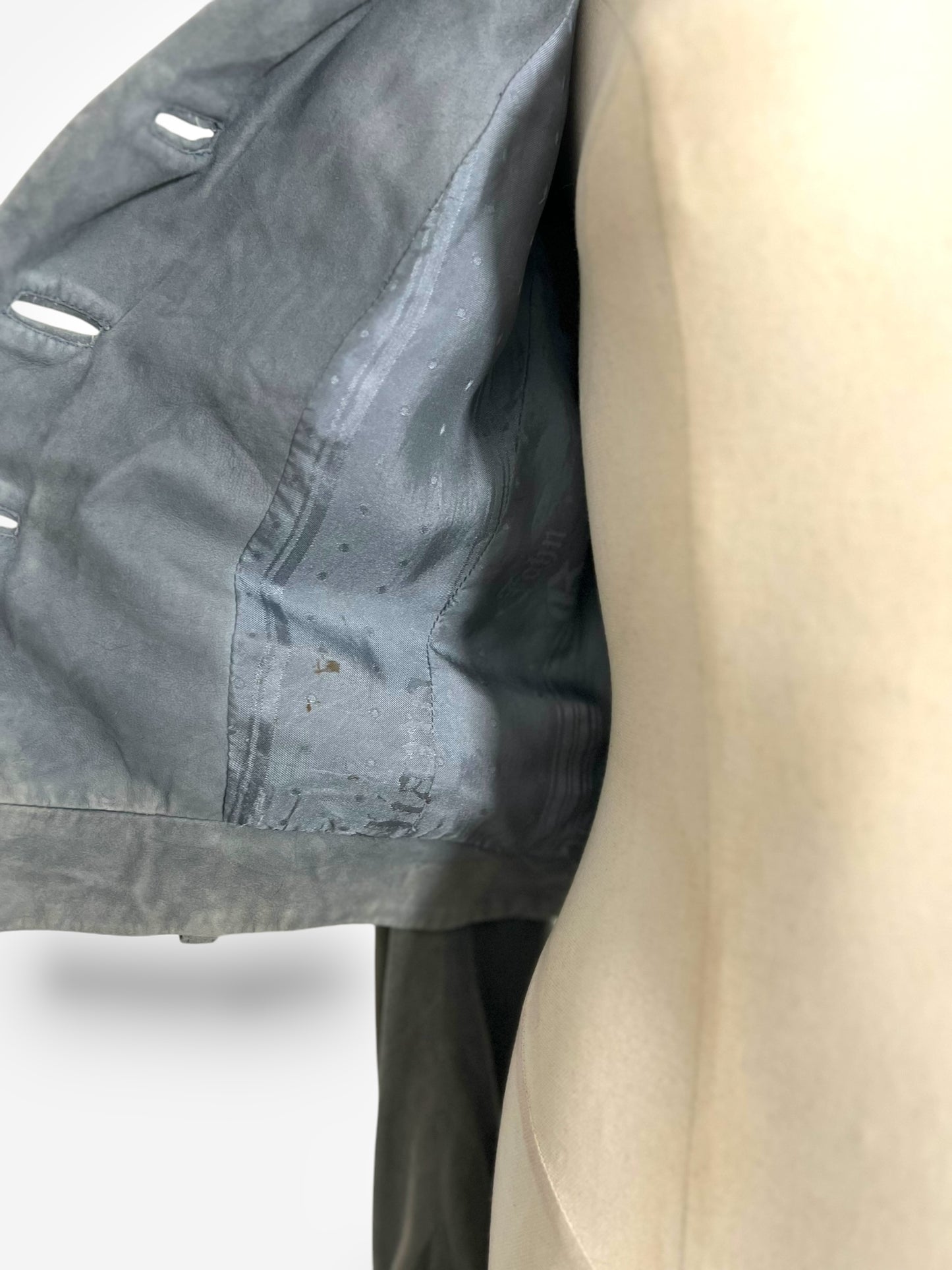 John Galliano, 2003, Suede Leather cargo Jacket and Pants