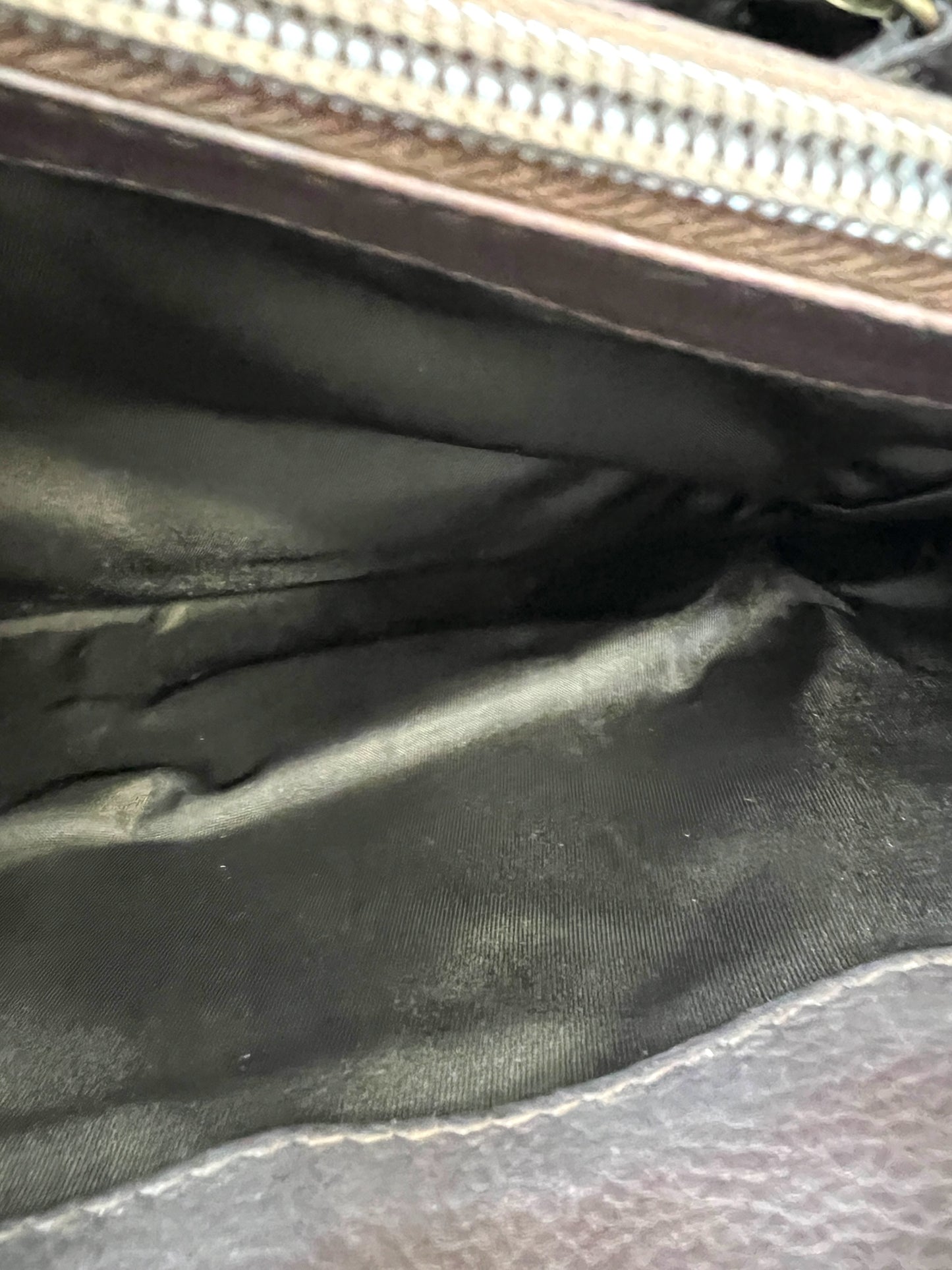 Christian Dior by John Galliano Leather Jeans Pocket Tote, 2001