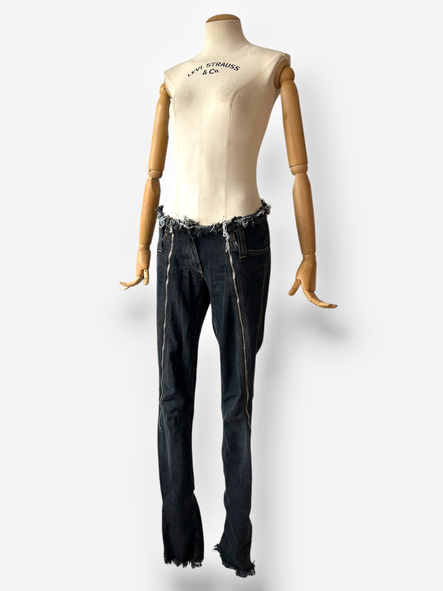 Dolce & Gabbana Spring/Summer 2003 Denim Zip-Up Pants