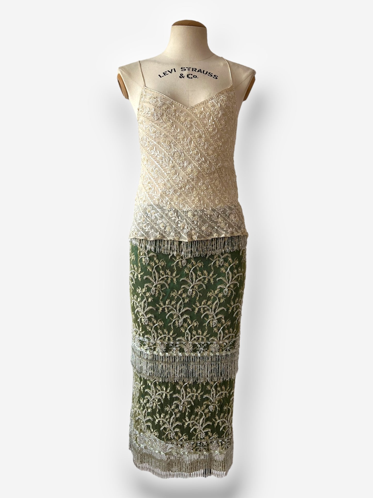 Dolce & Gabbana 1990s Couture Hand-Embroidered Skirt, Circa 1999