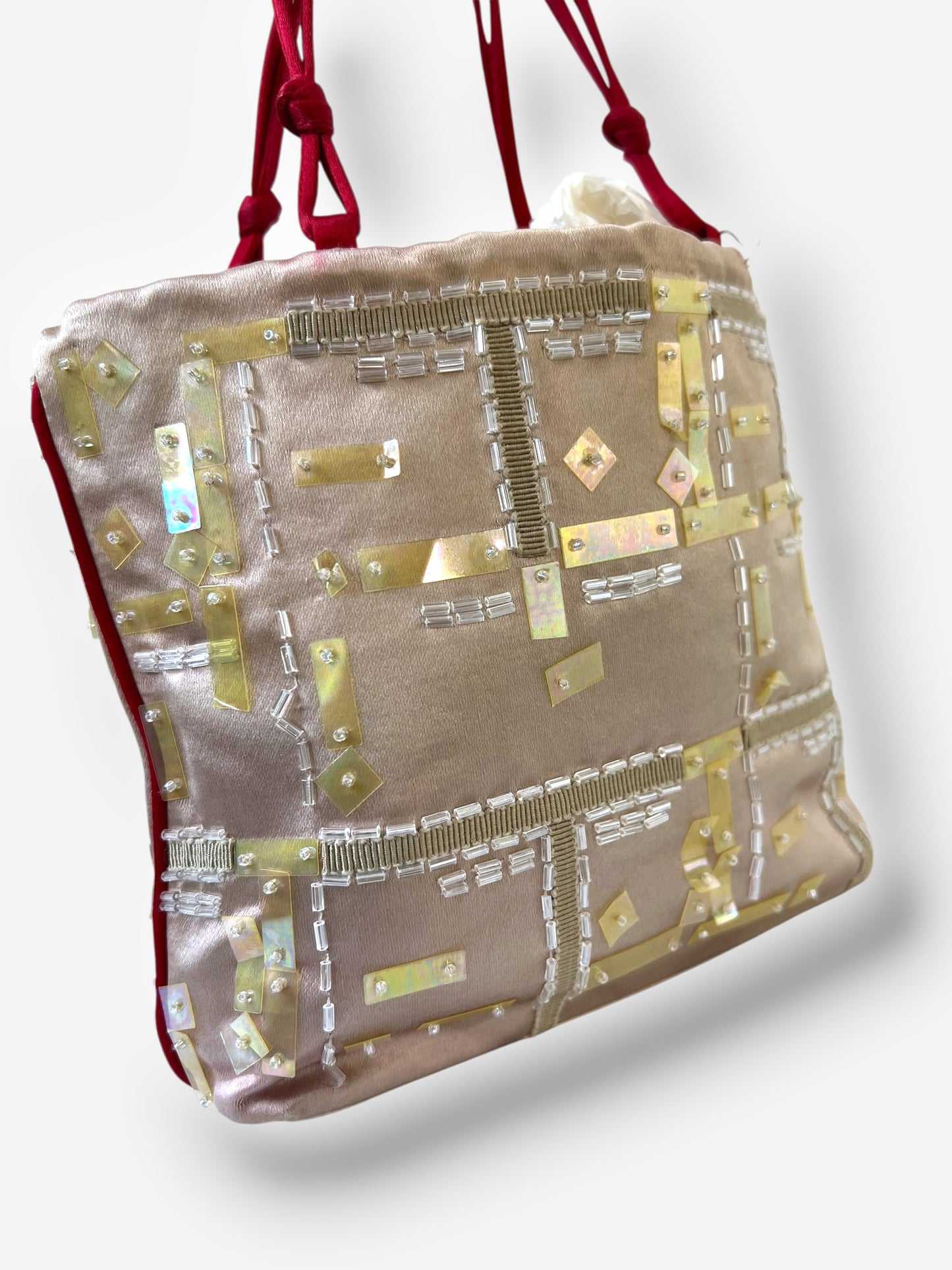 Prada Vintage Beaded Mini Top Handle Bag