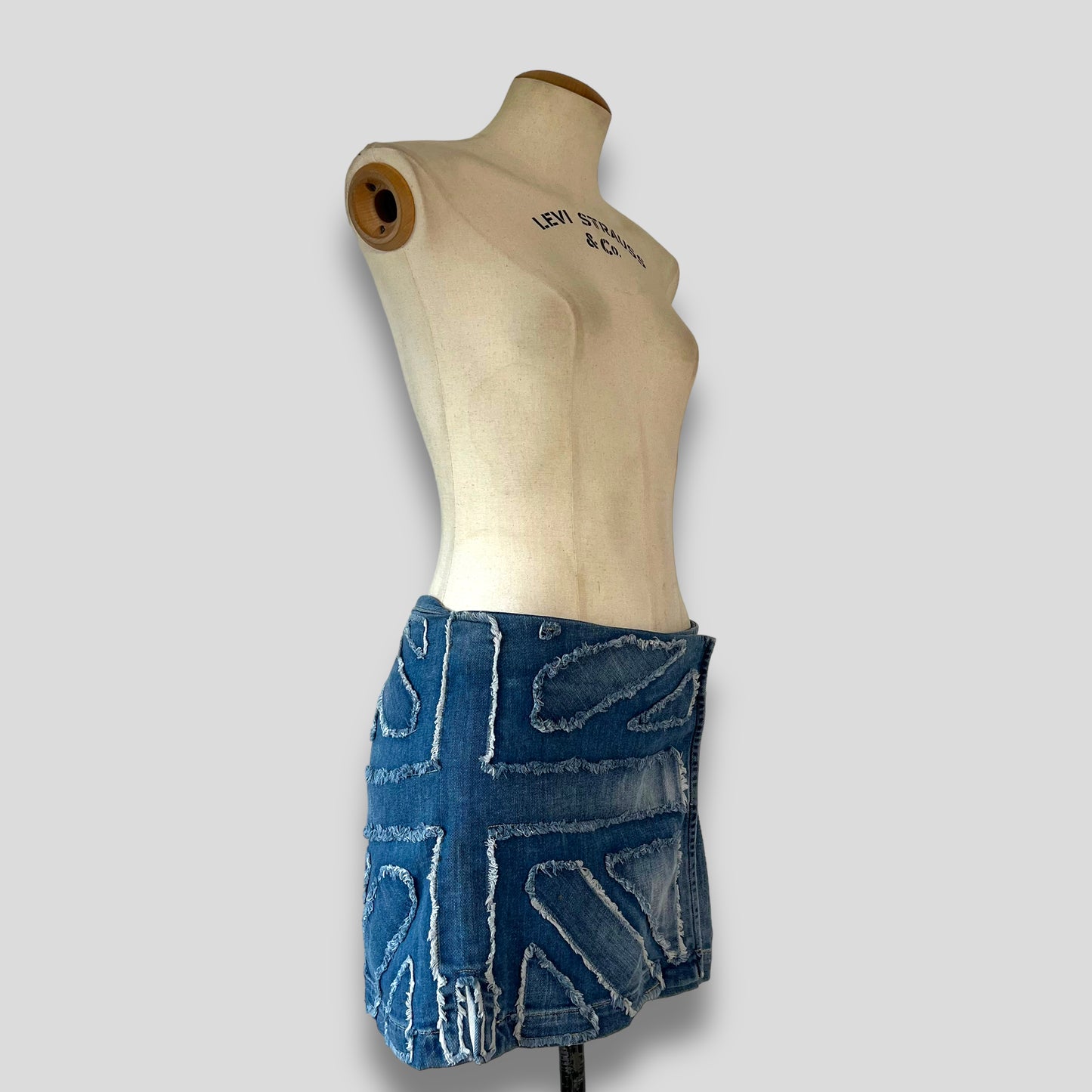 Fake London vintage Union Jack skirt