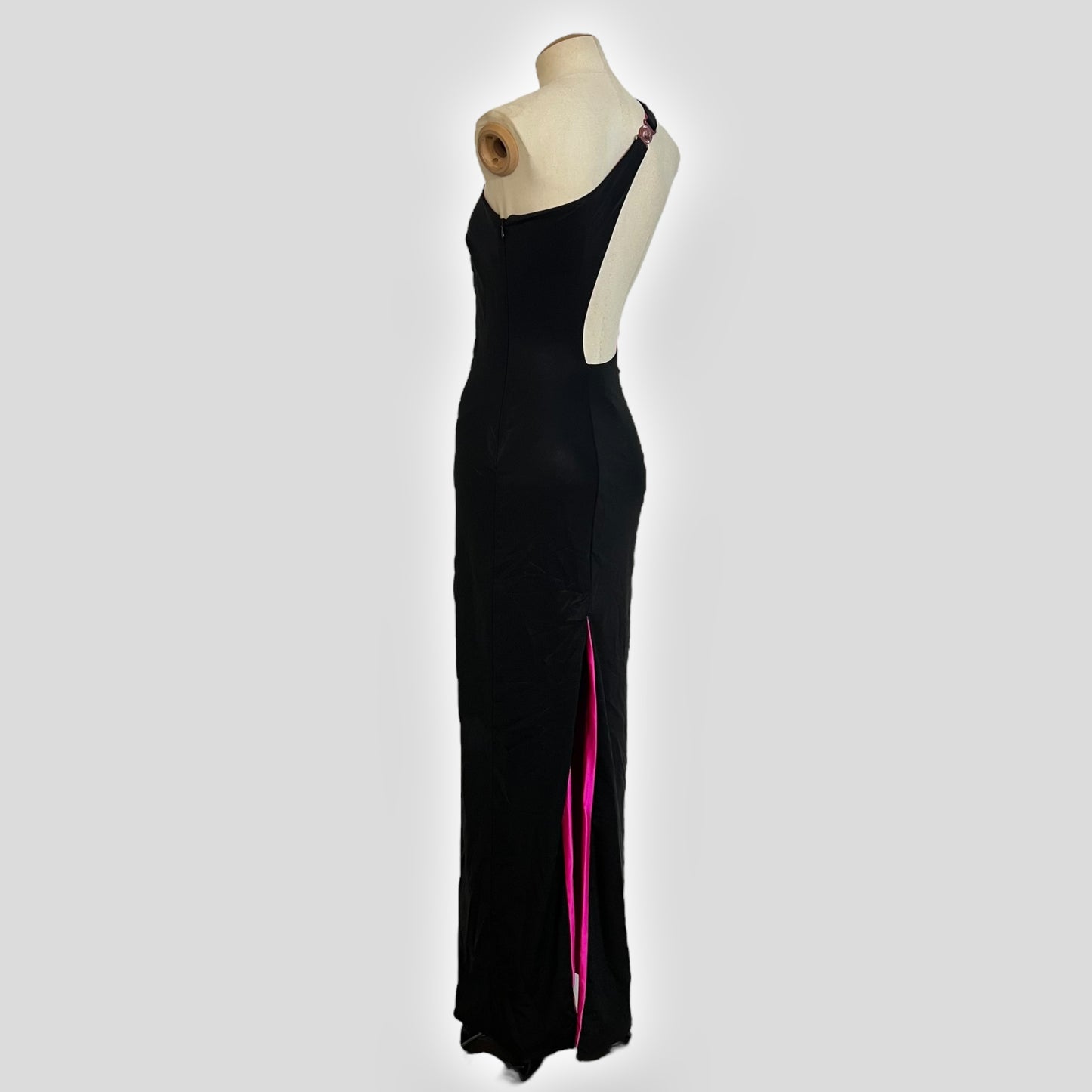 Gianni Versace S/S 1998 Runway Vintage Look Cutout Evening Gown