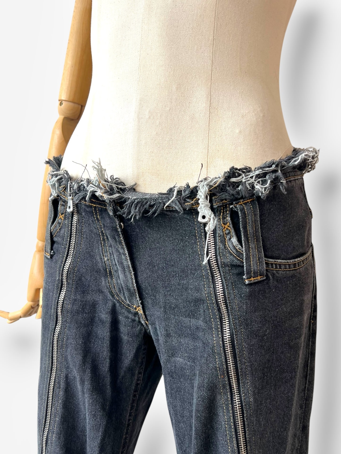 Dolce & Gabbana Spring/Summer 2003 Denim Zip-Up Pants