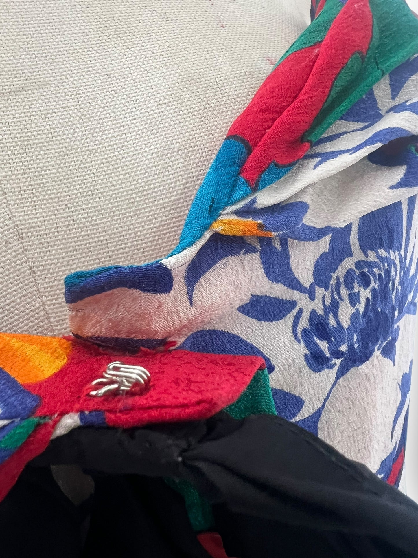 Vintage Christian Dior Silk Ensemble, circa 1980s — Hawaii Print