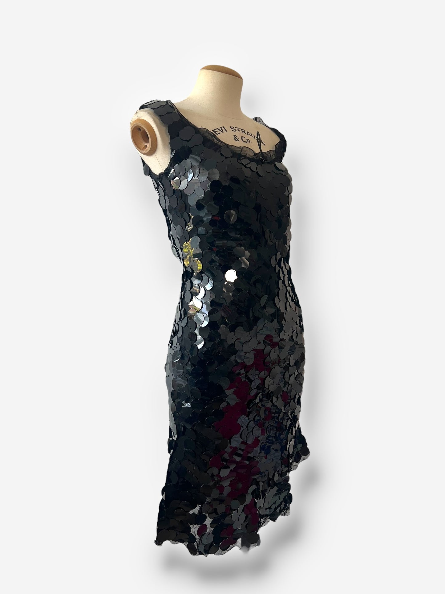 Prada by Miuccia Prada Paillette Dress, Circa 1999