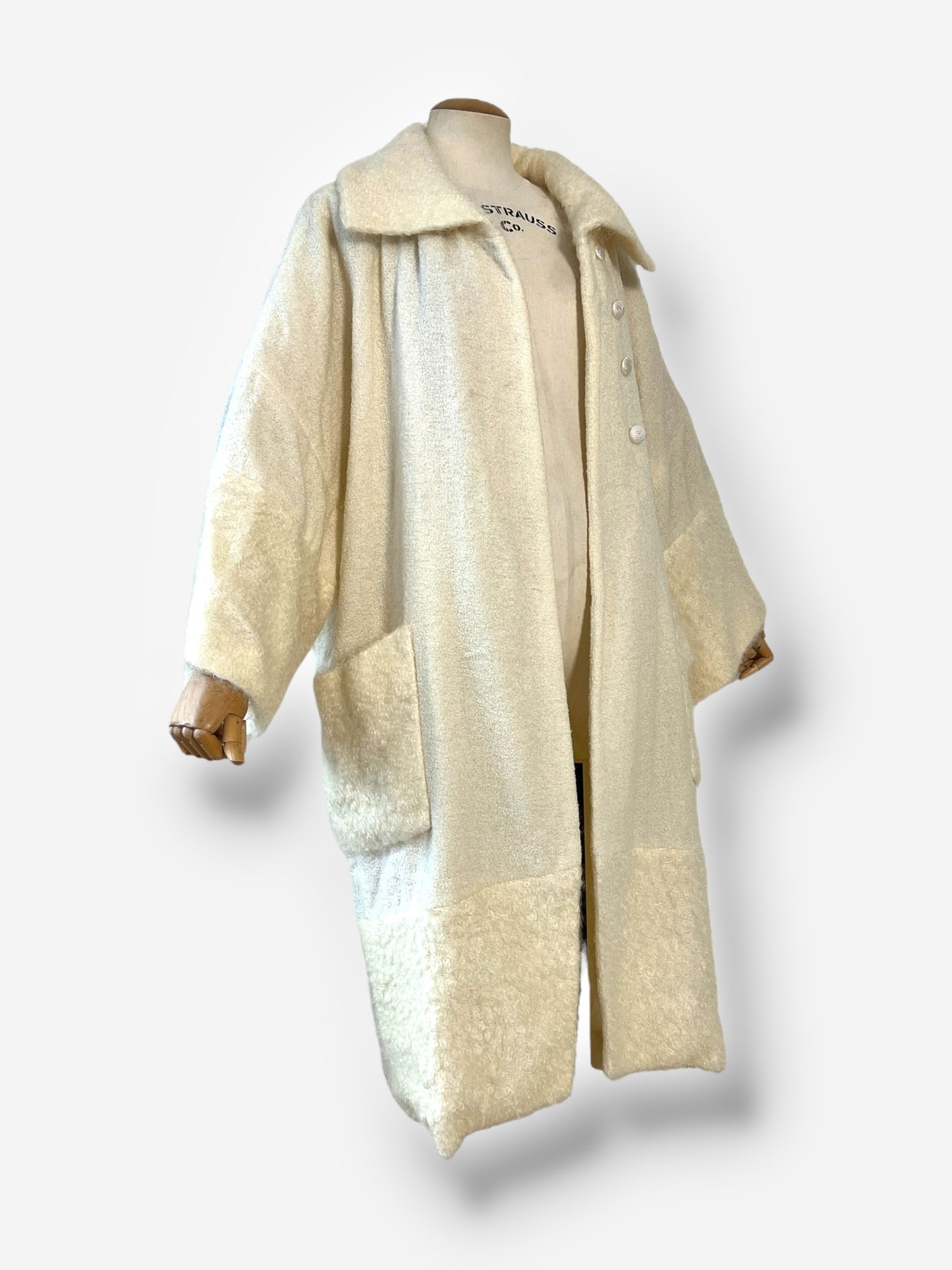 Dior by John Galliano 1999 Mohair and wool Fall Winter coat