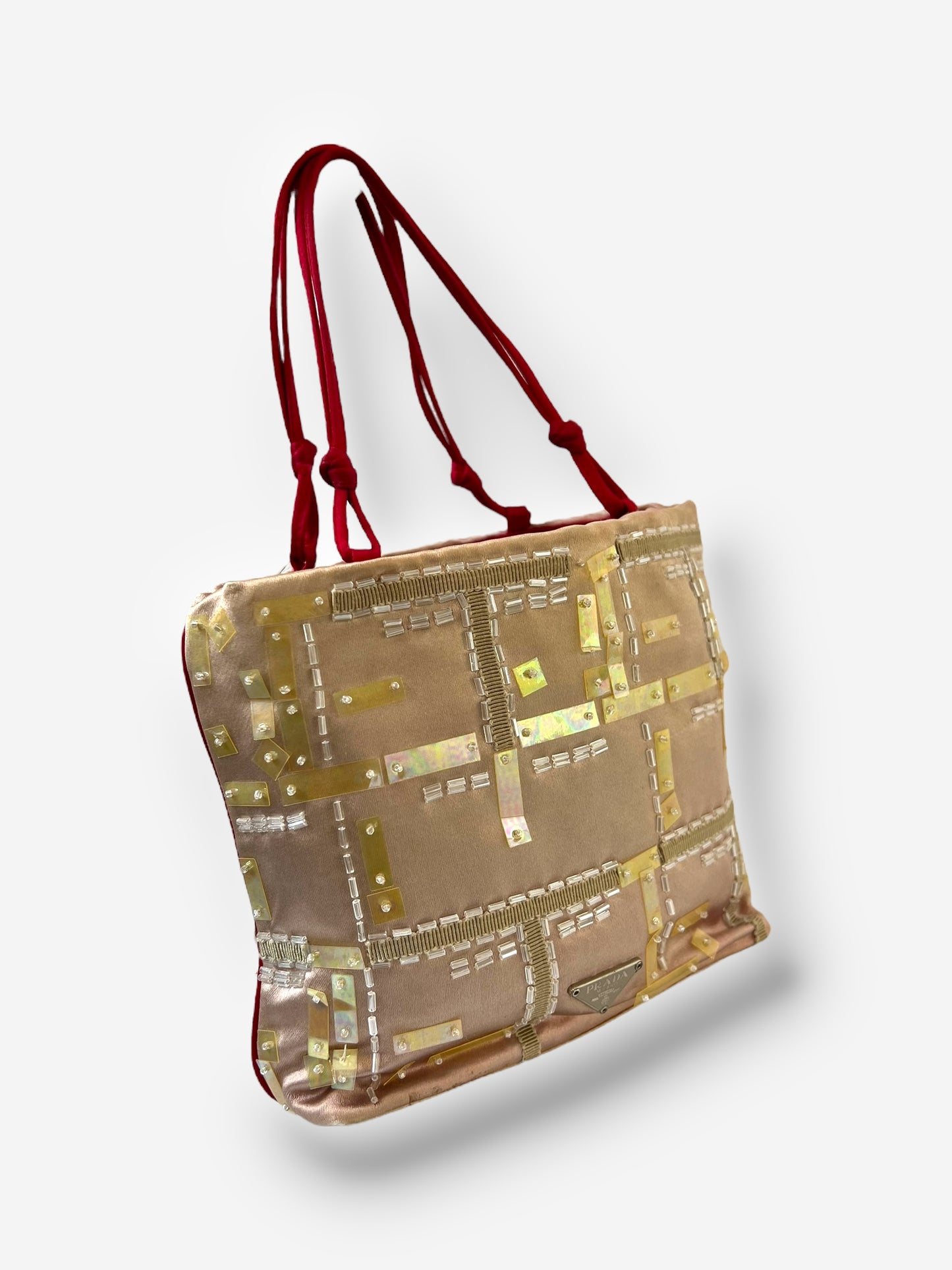 Prada Vintage Beaded Mini Top Handle Bag