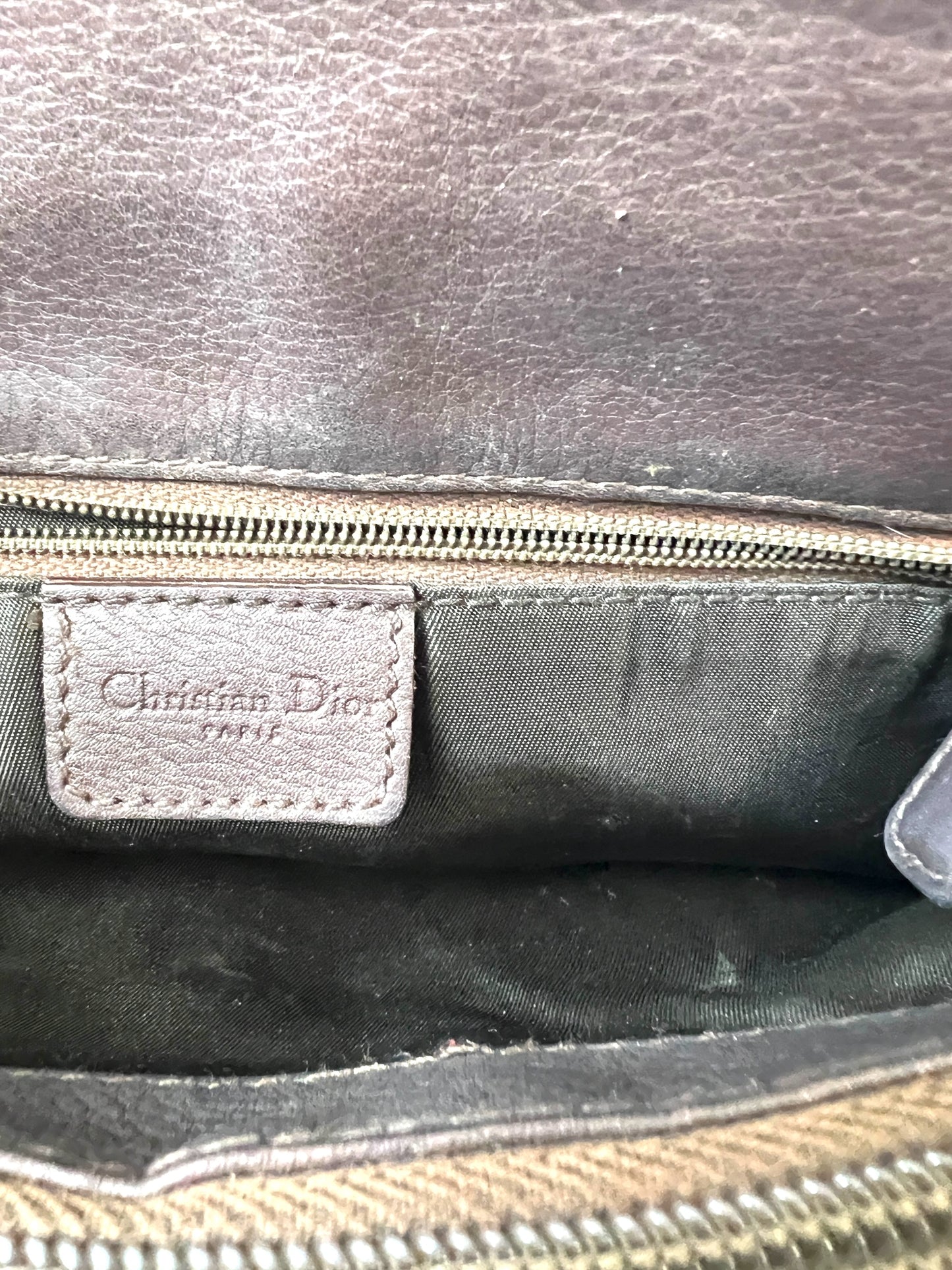 Christian Dior by John Galliano Leather Jeans Pocket Tote, 2001