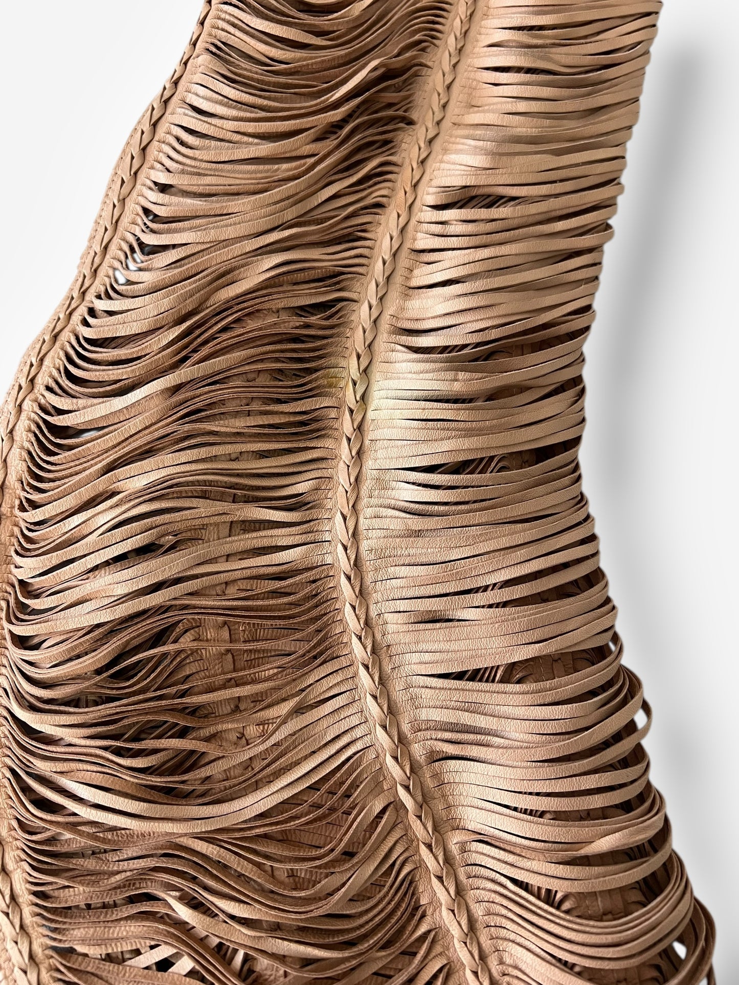 Roberto Cavalli 2013 Leather Cut-Out Pants