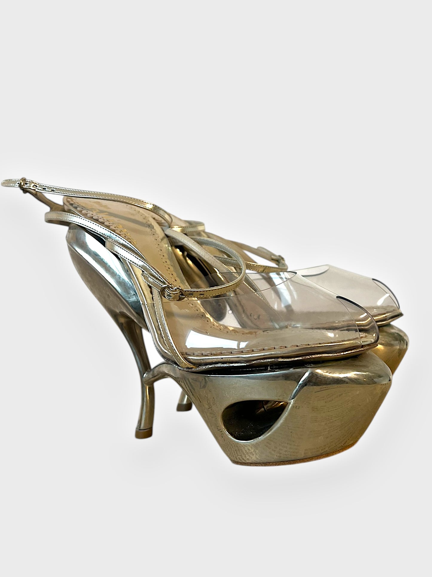 John Galliano Sculptural Runway Heels