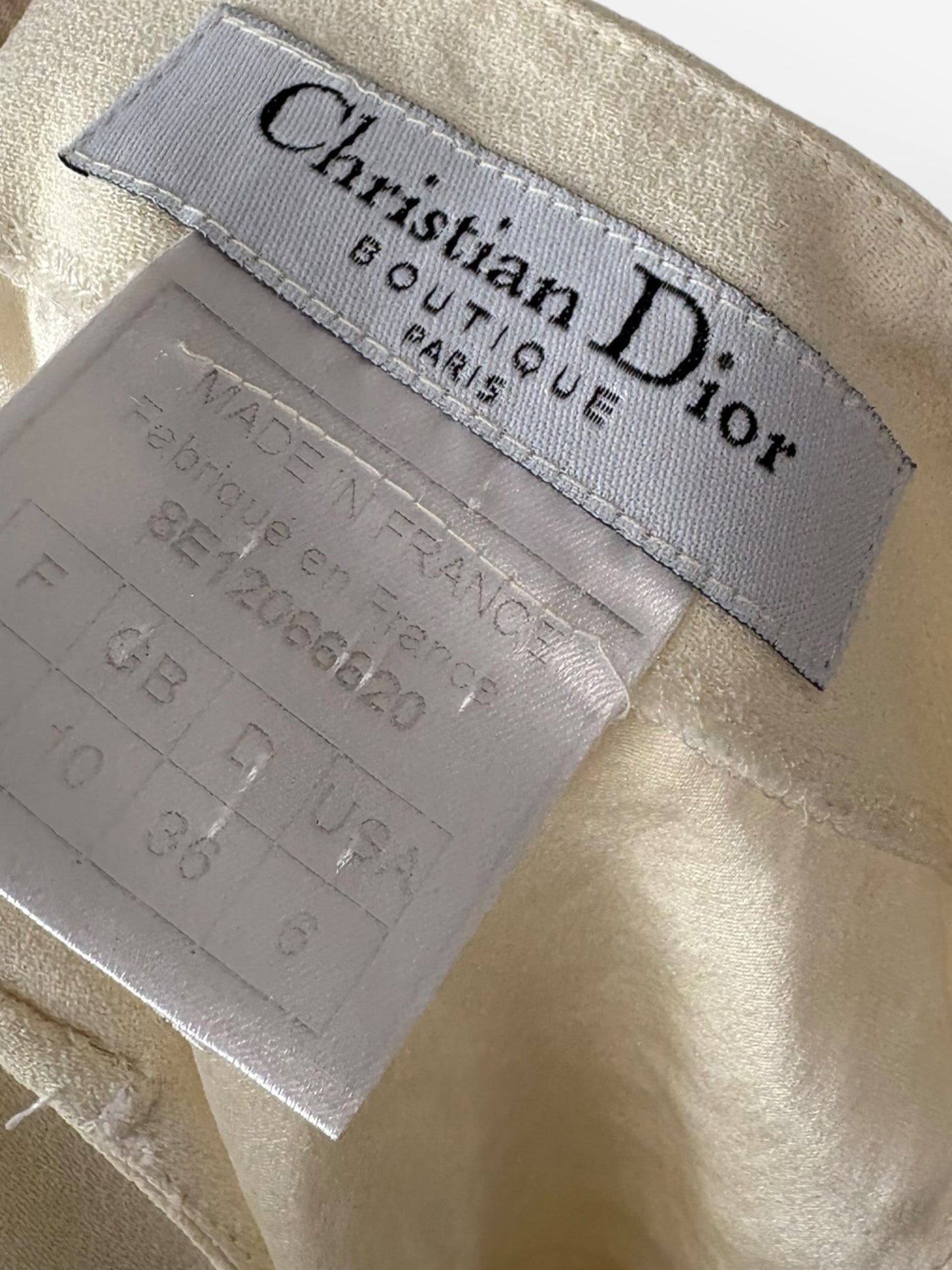 Christian Dior white fringe-trimmed mini dress, Spring/Summer 1998