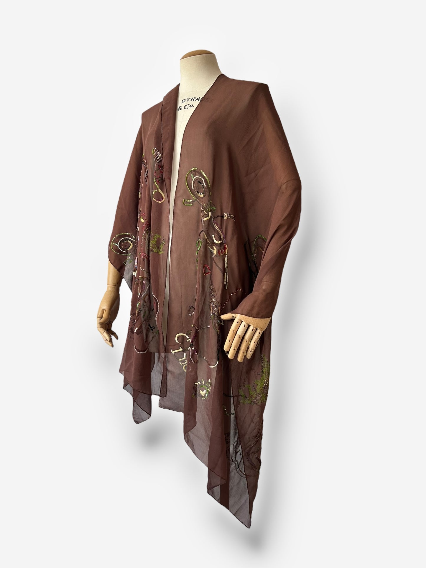 Dior by John Galliano Embroidered Scarf, Circa Spring 2003