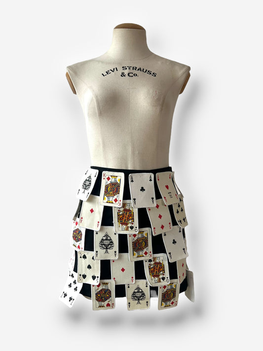 Moschino “Playing Cards” Skirt, circa 1995 – Alice in Wonderland Inspired