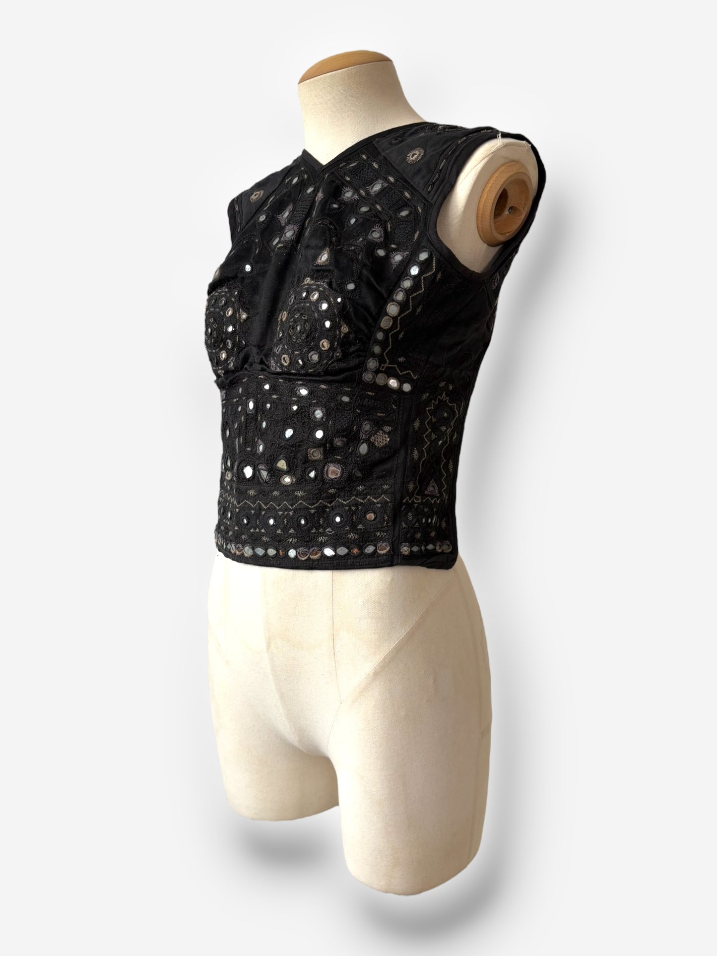 Gucci by Tom Ford Mirror-Embroidered Backless Top