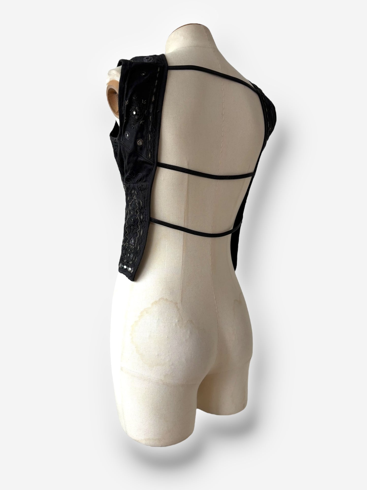 Gucci by Tom Ford Mirror-Embroidered Backless Top