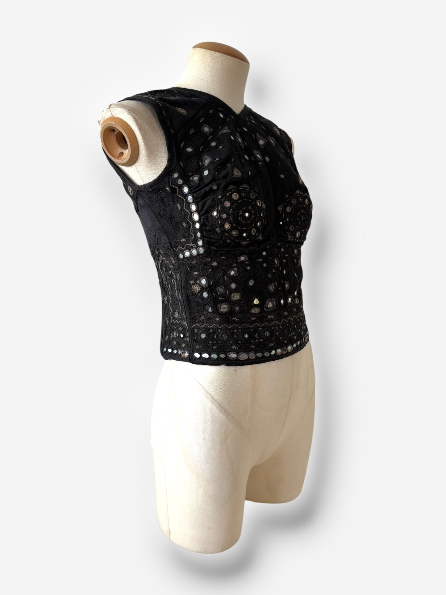 Gucci by Tom Ford Mirror-Embroidered Backless Top