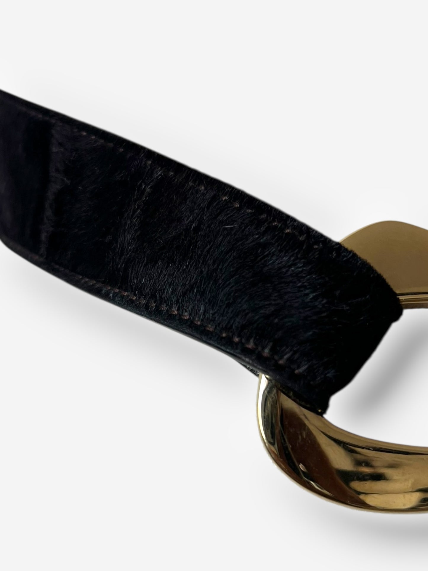Gucci Tom Ford Belt, Ponyhair