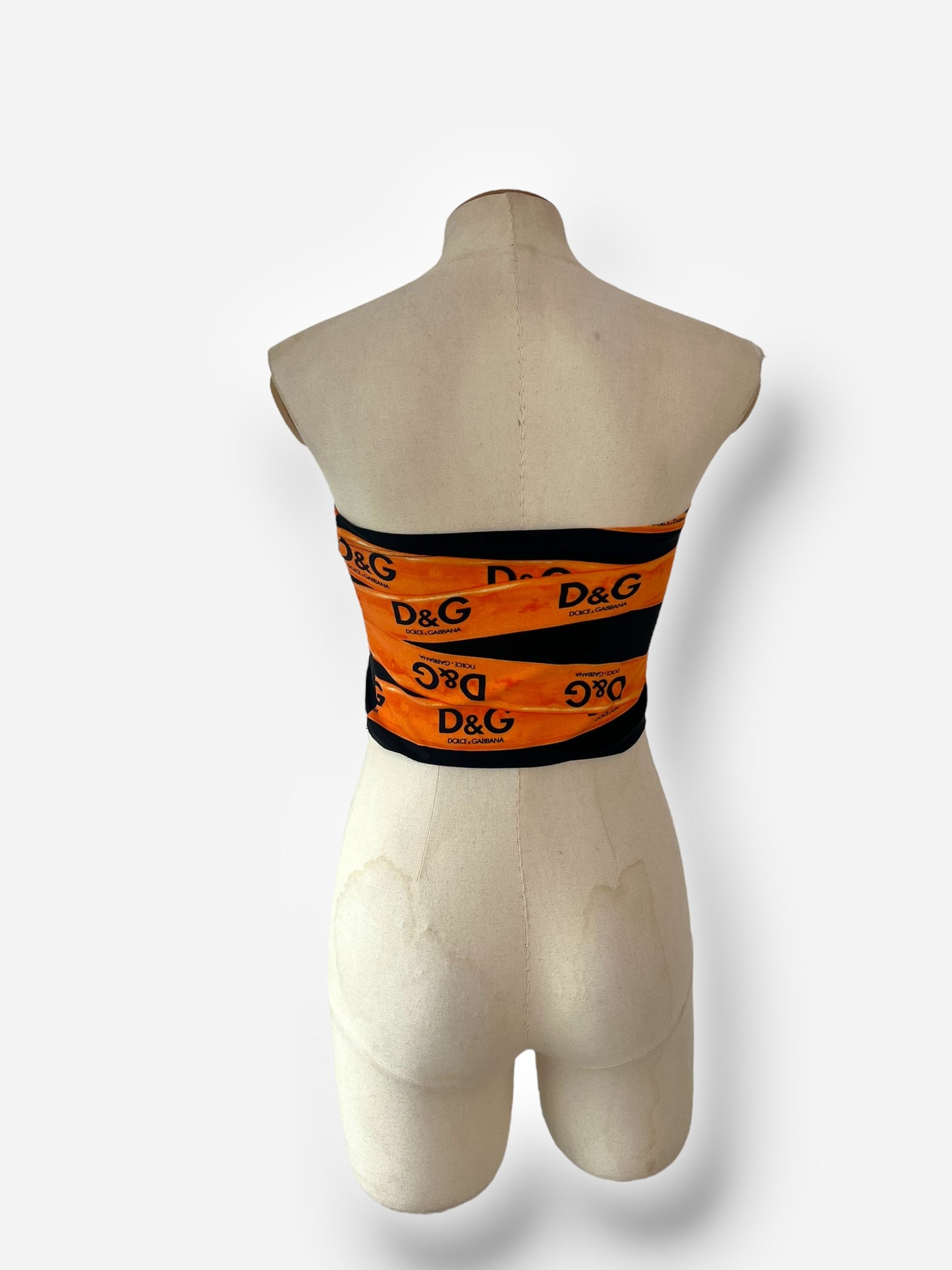 D&G by Dolce & Gabbana, F/W 2003 "Tape Effect" Tube Top