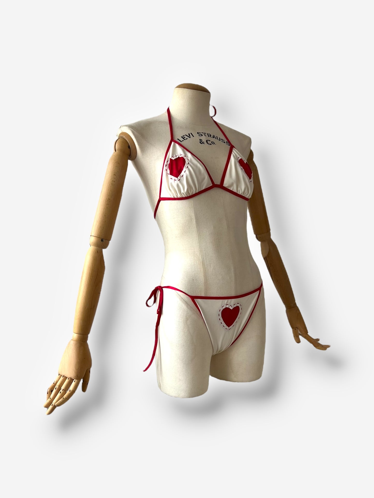 Moschino Heart Bikini Set, circa 2001
