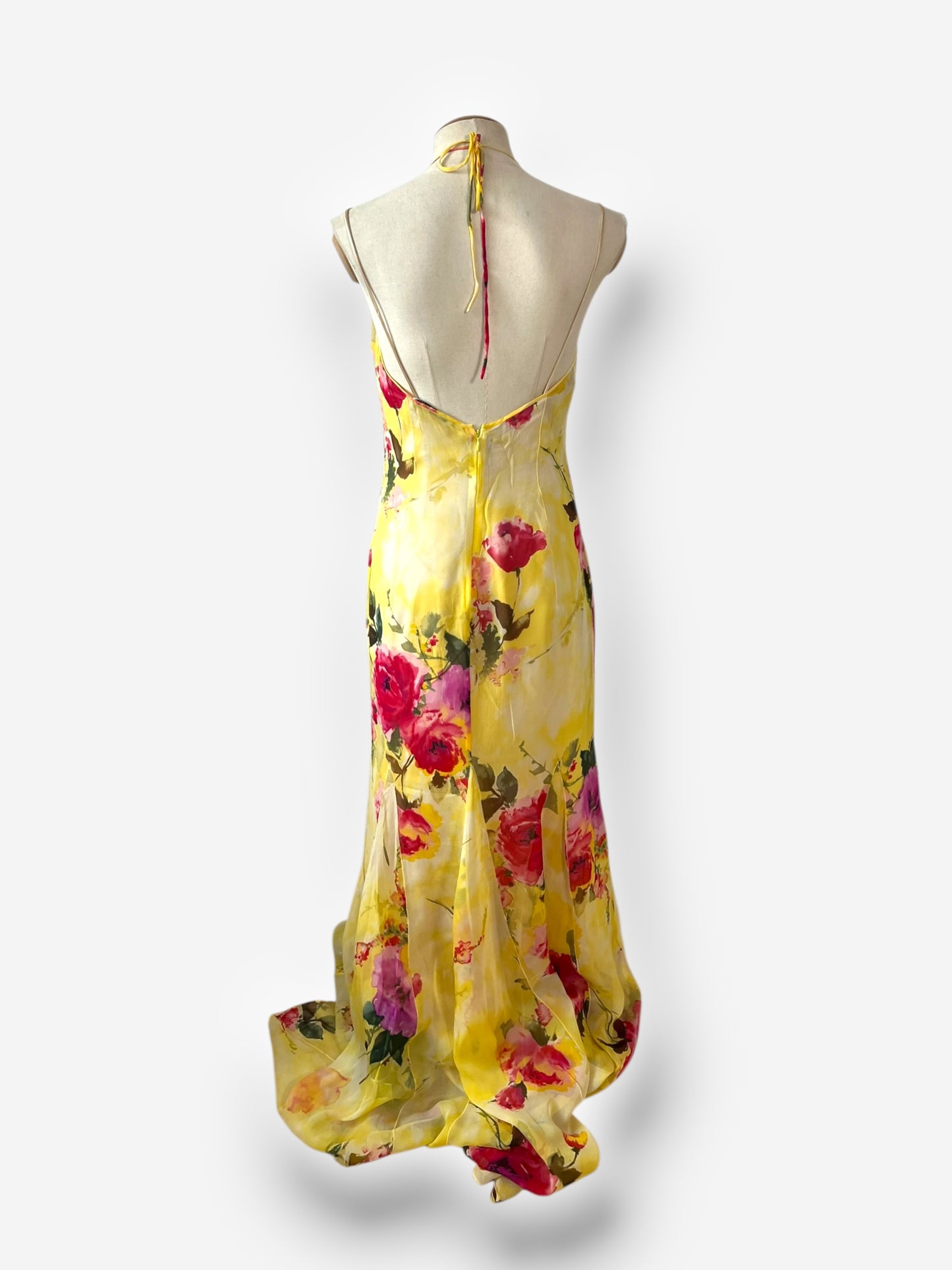 Dolce & Gabbana Spring/Summer 1997 Sheer Silk Floral Gown