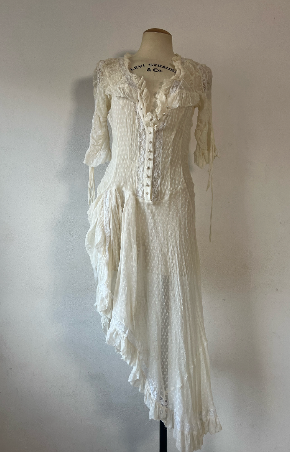 D&G Late 90s white dress