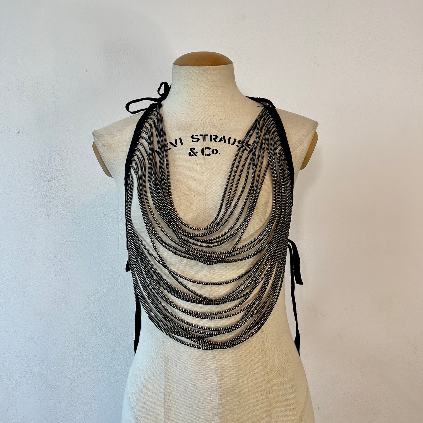 Ann demeulemeester 2010 multiple zipper sleeve top