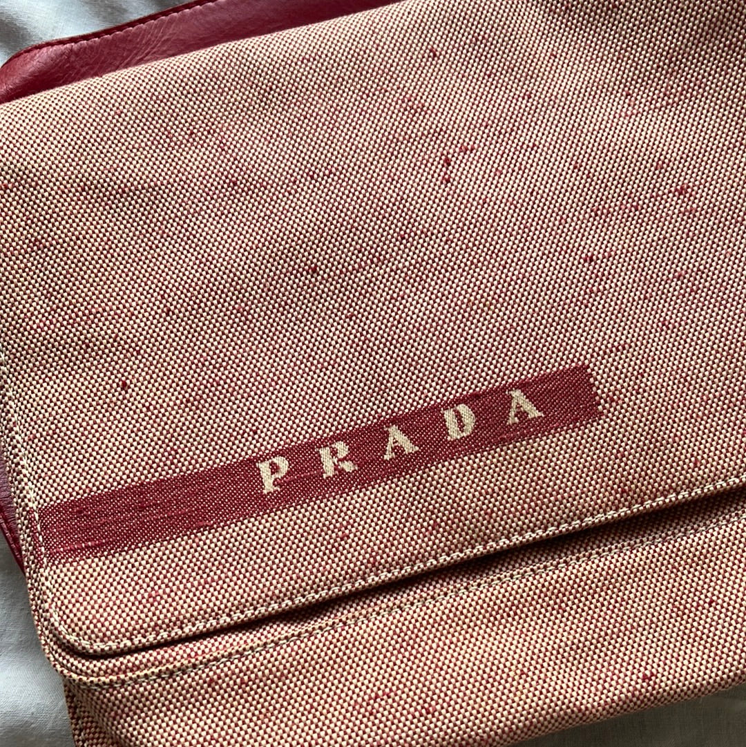 Prada 1999 pink bumbag