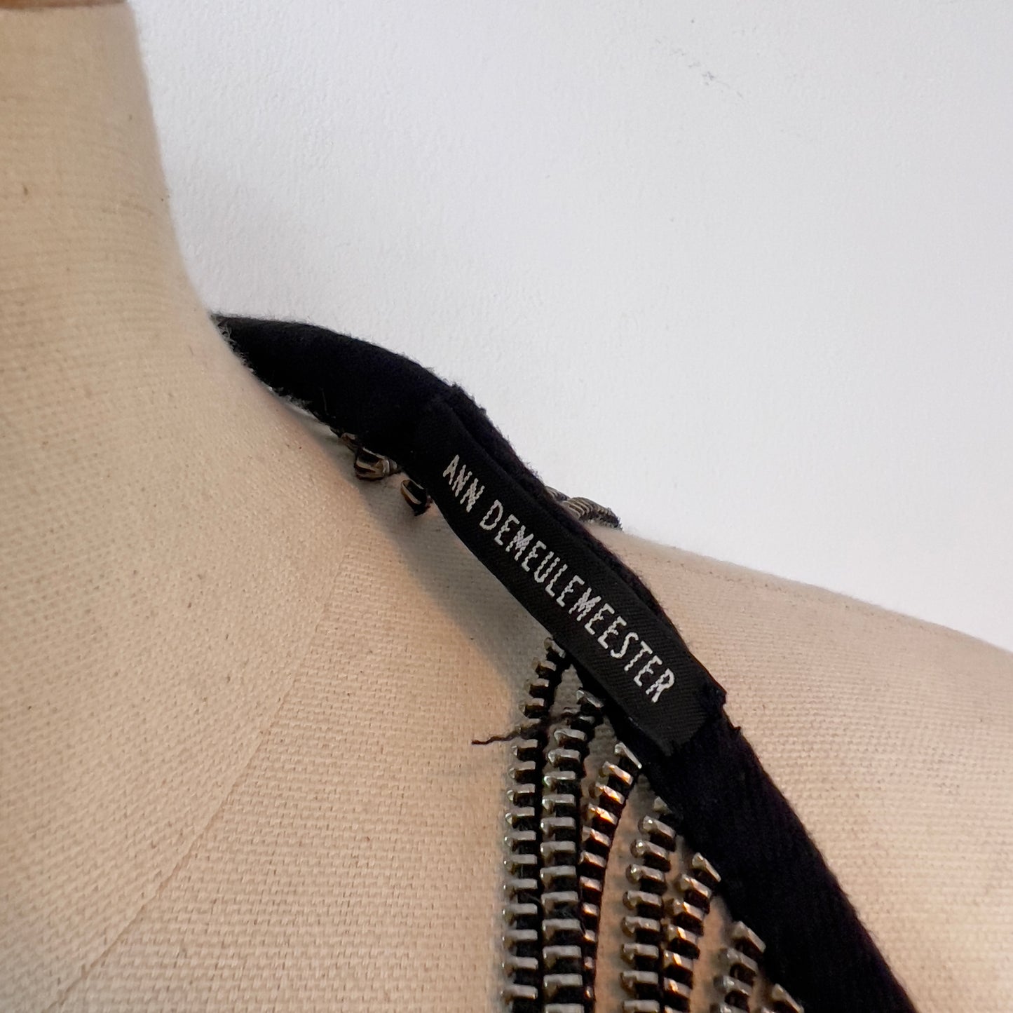 Ann demeulemeester 2010 multiple zipper sleeve top