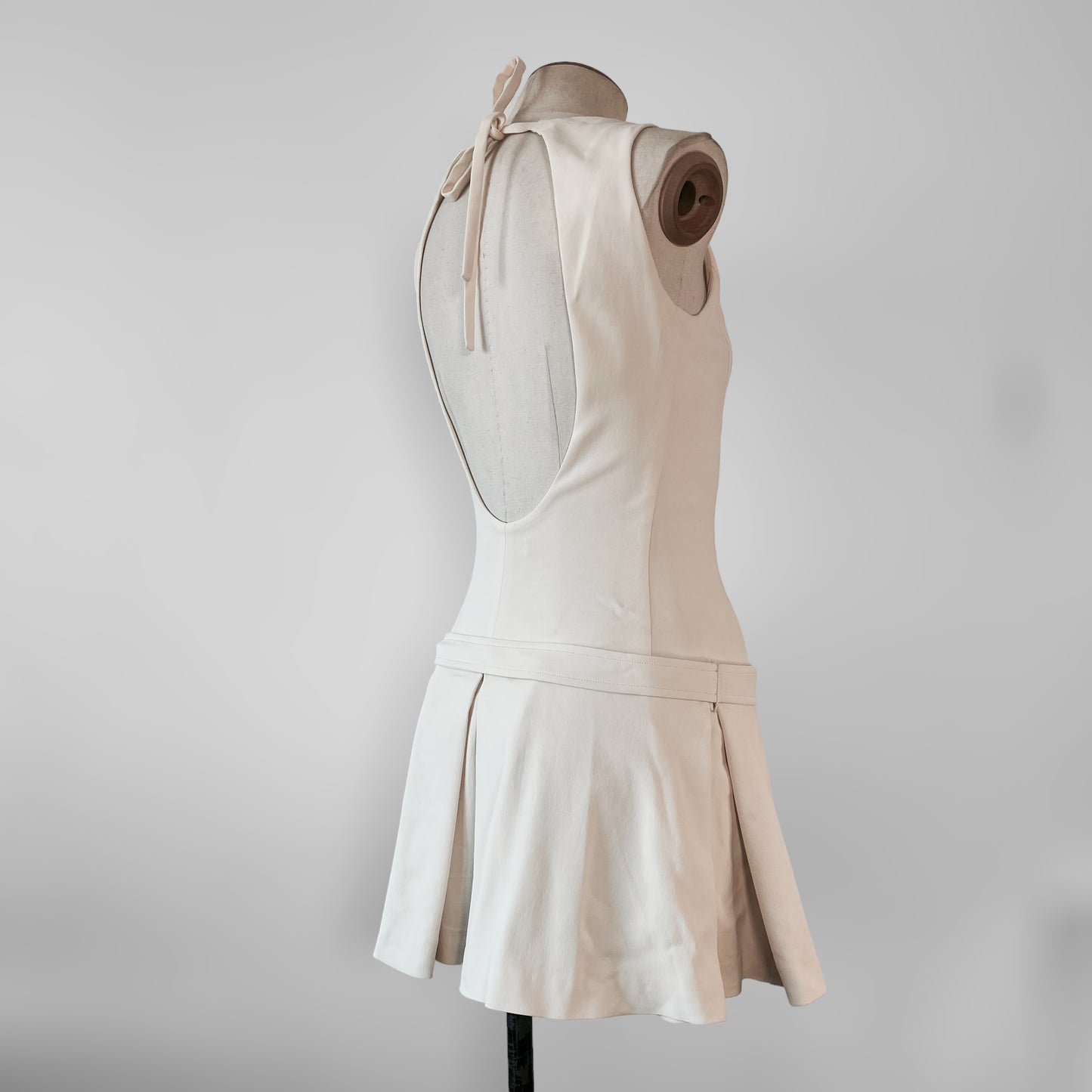 Prada 1996 low back dress with belt