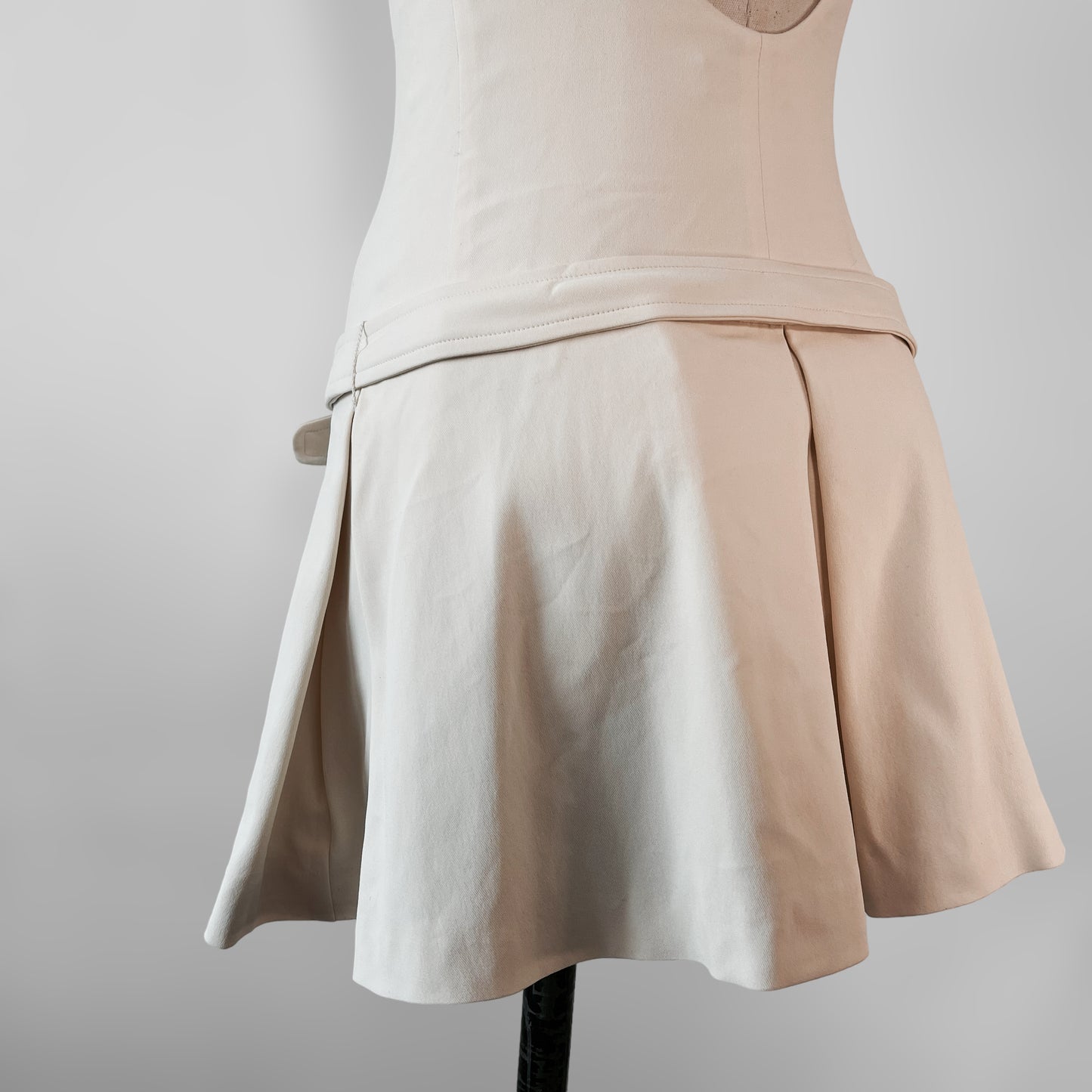 Prada 1996 low back dress with belt
