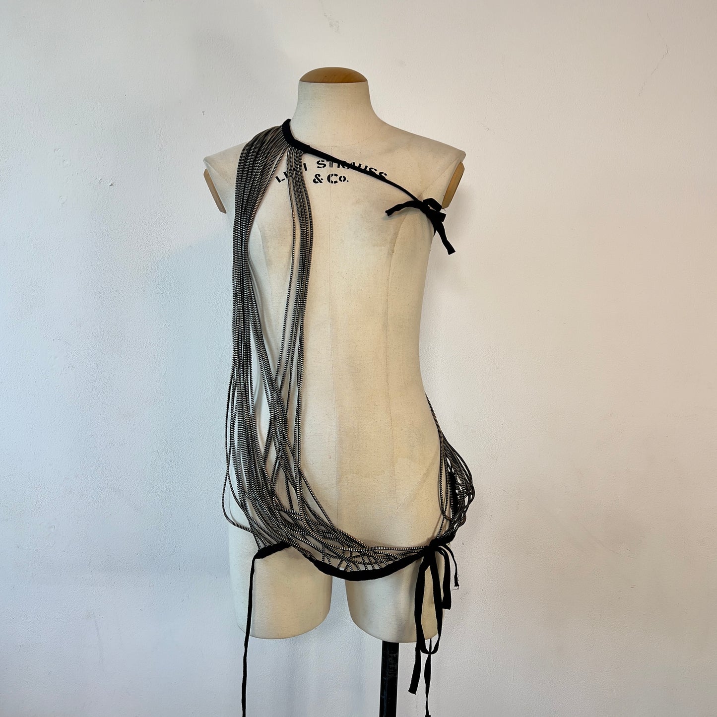 Ann demeulemeester 2010 multiple zipper sleeve top