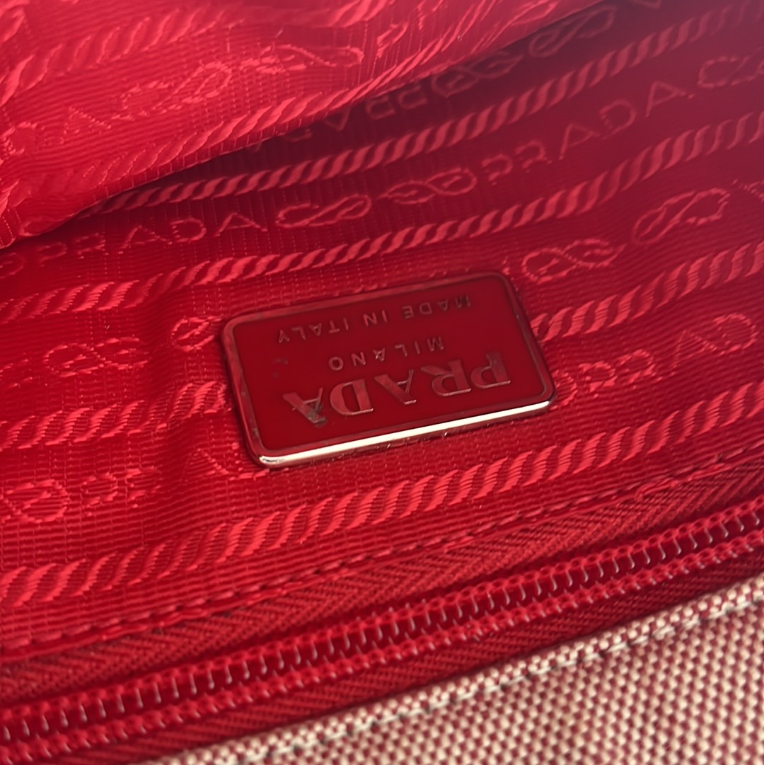 Prada 1999 pink bumbag