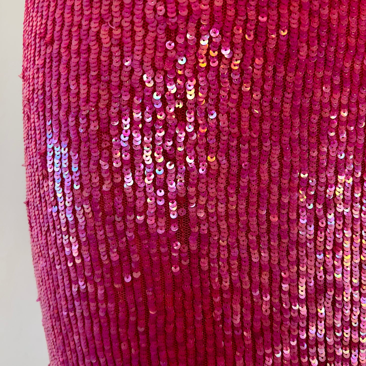 90s Blumarine pink sequin skirt