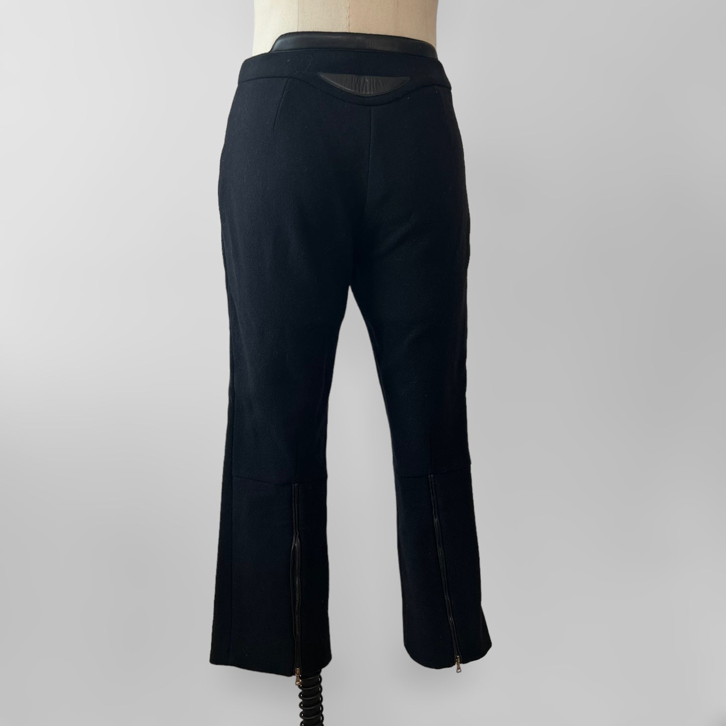 Prada 1999 wool pants + corset set