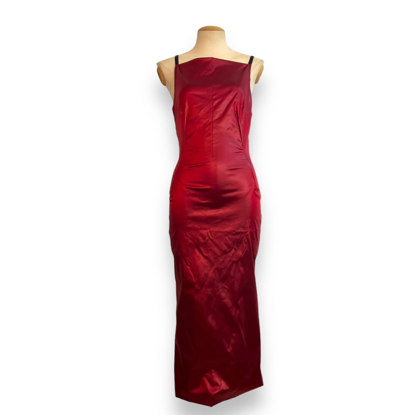 Dolce & Gabbana SS 1999 Wet look/ Vinyl Effect bodycon Dress (reserved)