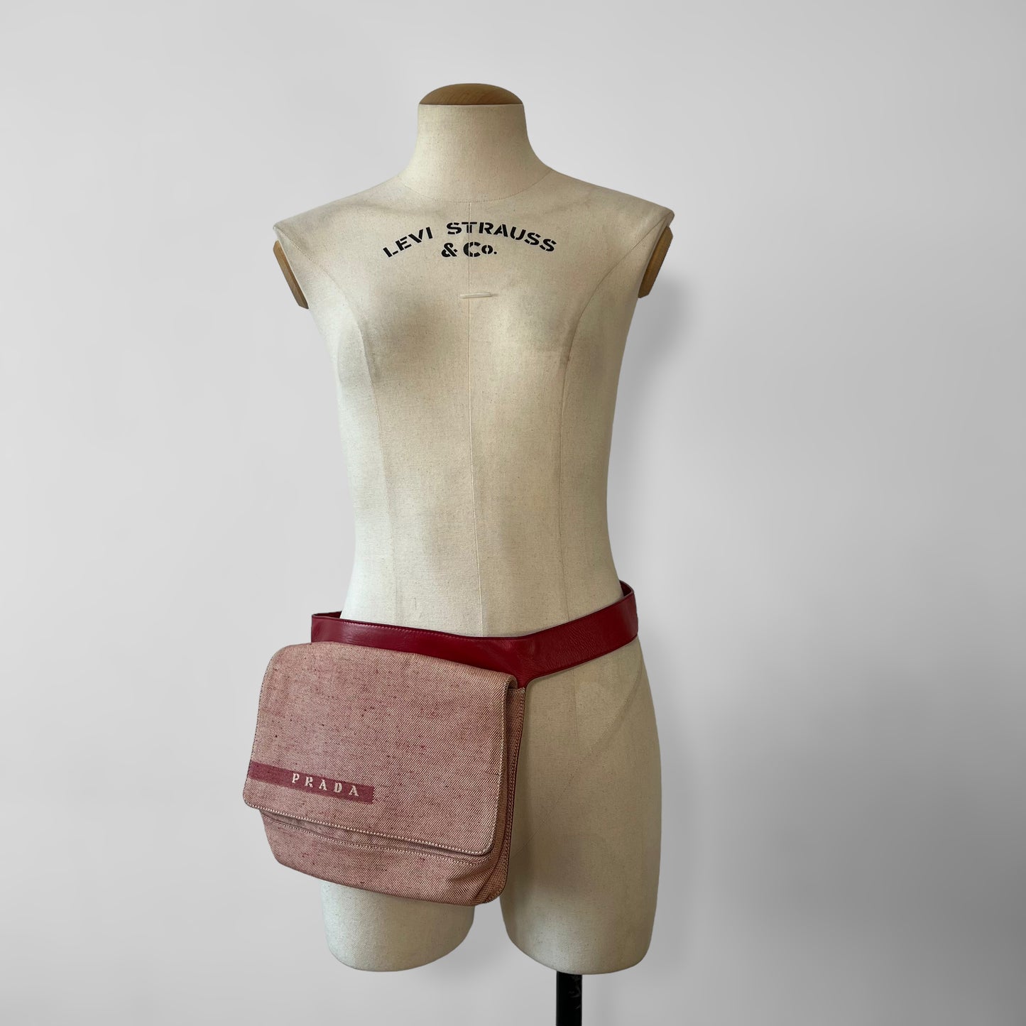 Prada 1999 pink bumbag