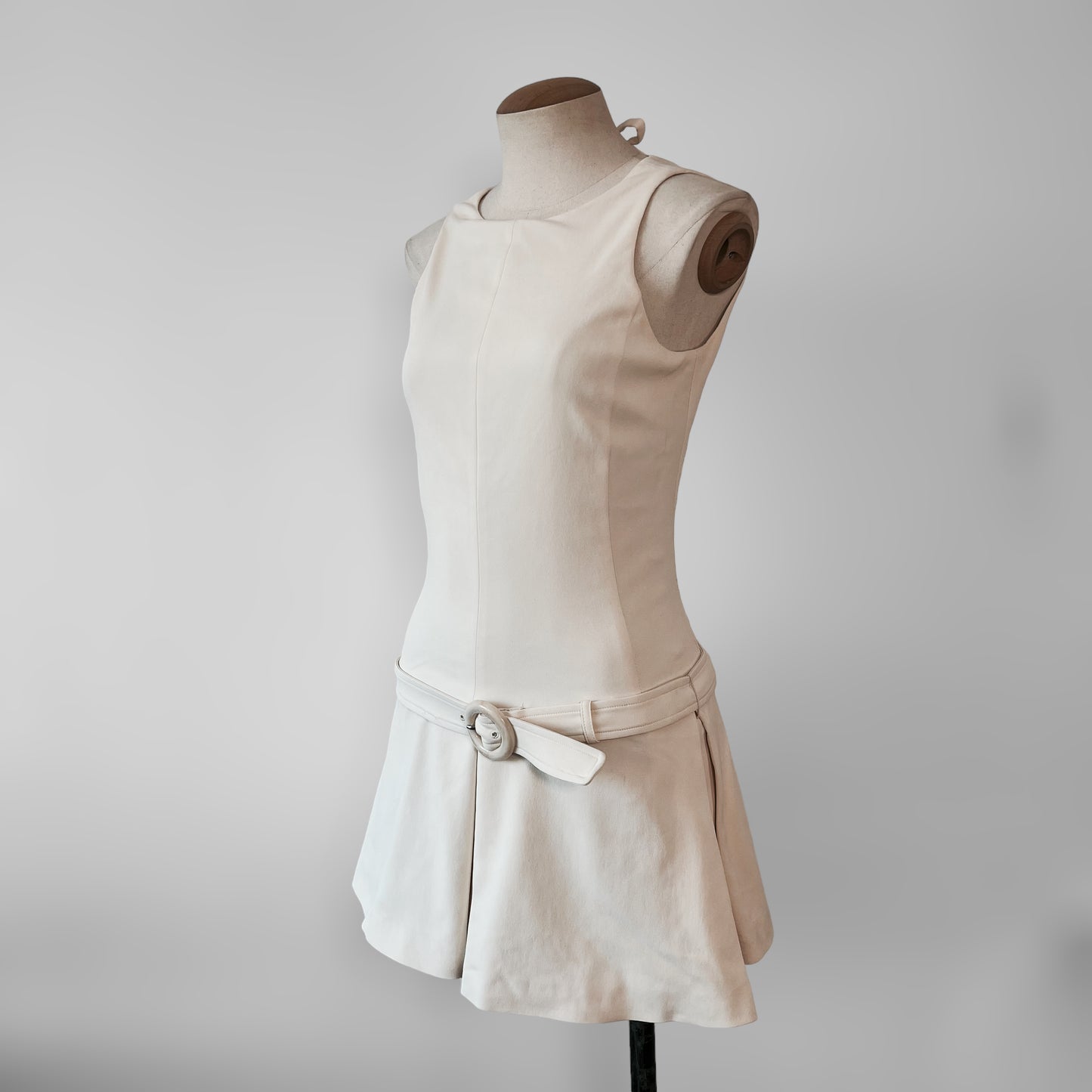 Prada 1996 low back dress with belt