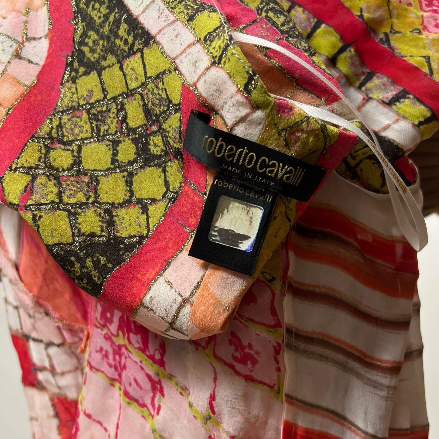 Roberto Cavalli 2004ss silk dress
