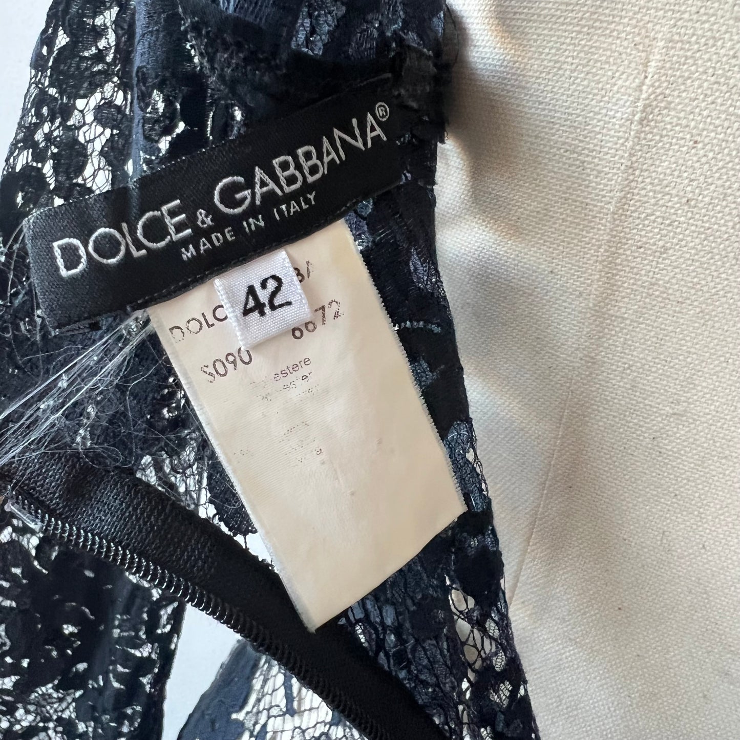 00s Dolce & Gabbana lace dress