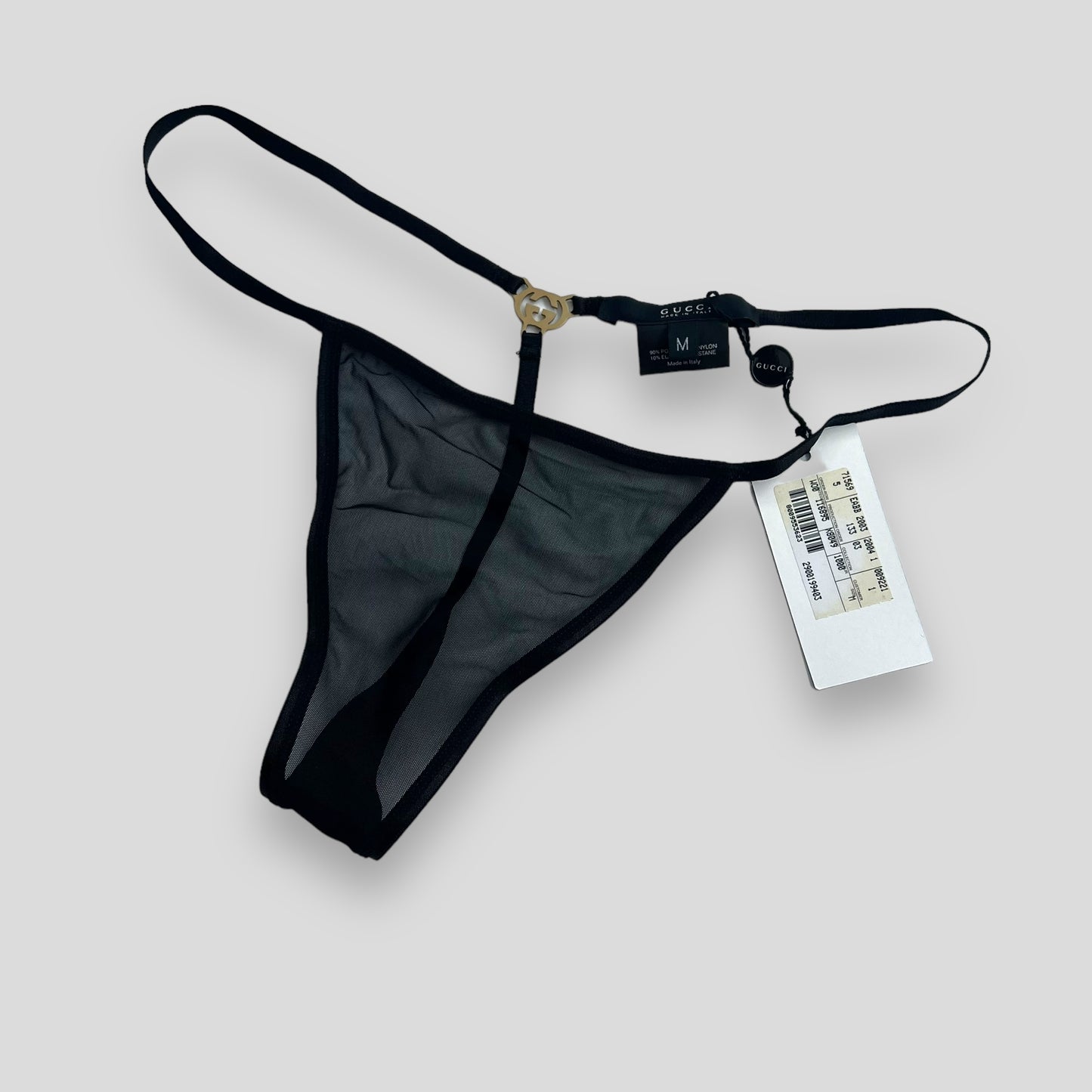 Vintage deathstock Gucci by Tom Ford 'GG' thong