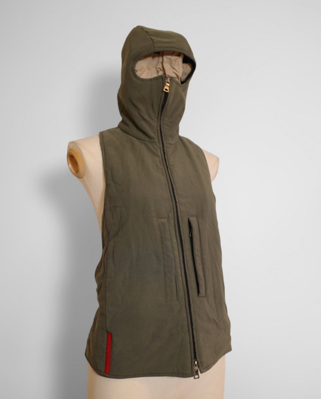 Prada 1999 ninja open back UTILITY VEST