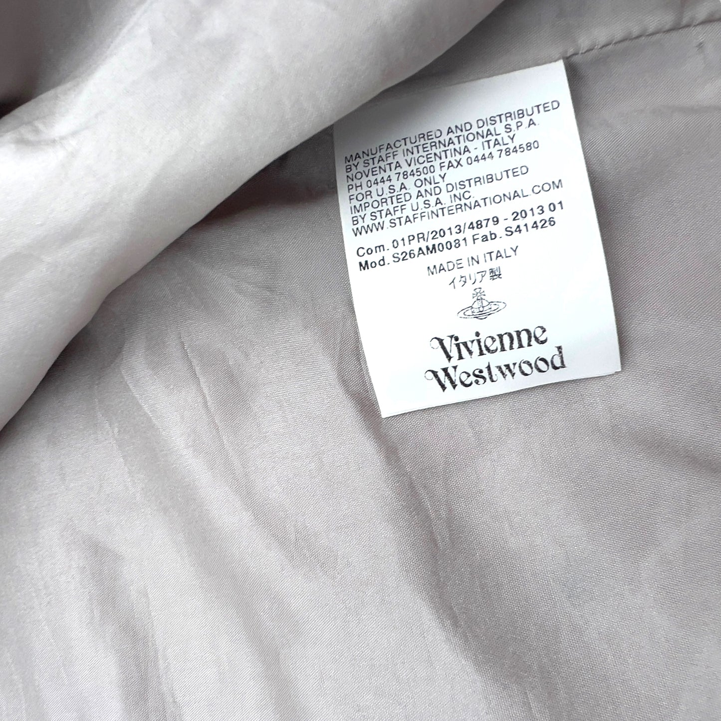 Vivienne Westwood 2013 jacket