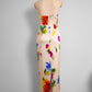 90s Dolce & Gabbana flower corset dress