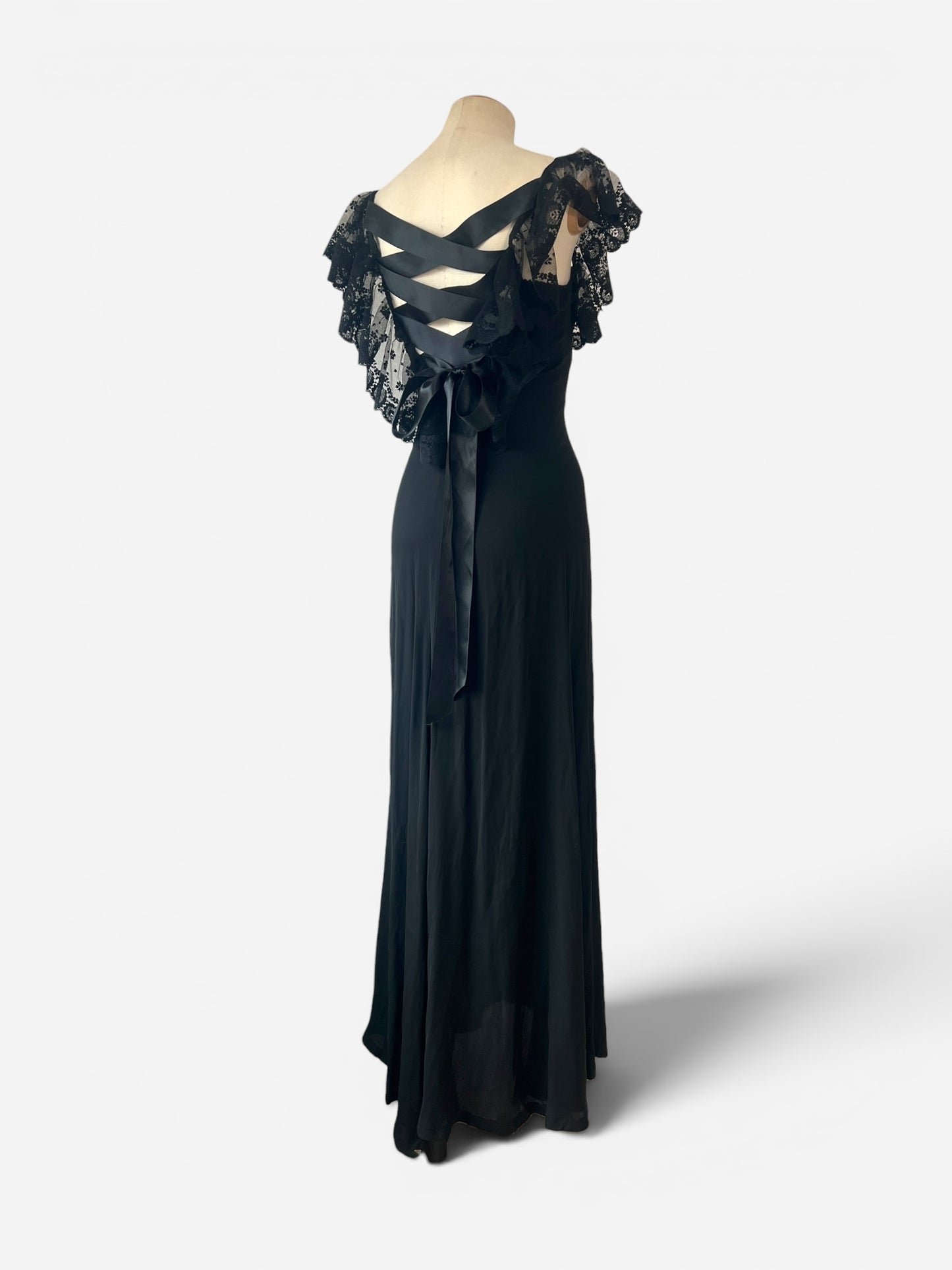 Valentino Lace Back Corset Evening Gown, circa Spring/Summer 2004