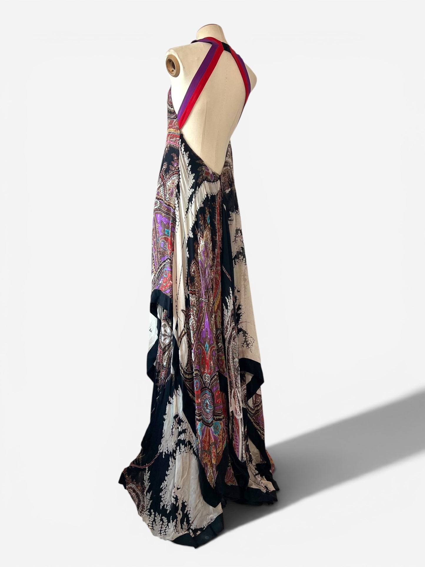 Gucci Halter Bandana Print Silk Gown, Spring Summer 2007