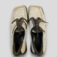 Prada 1999 split sole linnen shoes