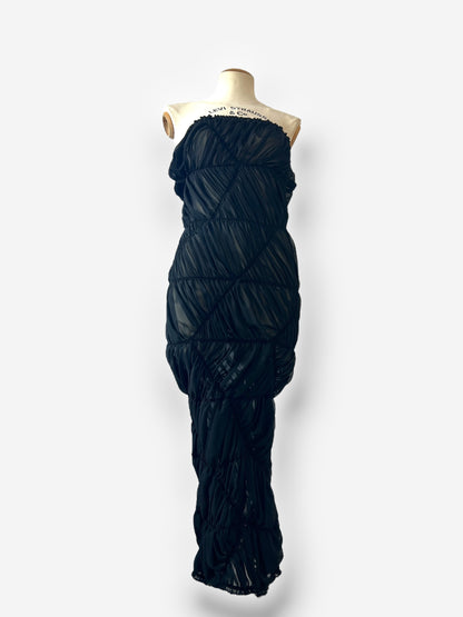 Comme des Garçons 2008 Ruched Elastic Dress