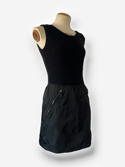 Vintage Prada 1994 Wool & Nylon Runway Dress